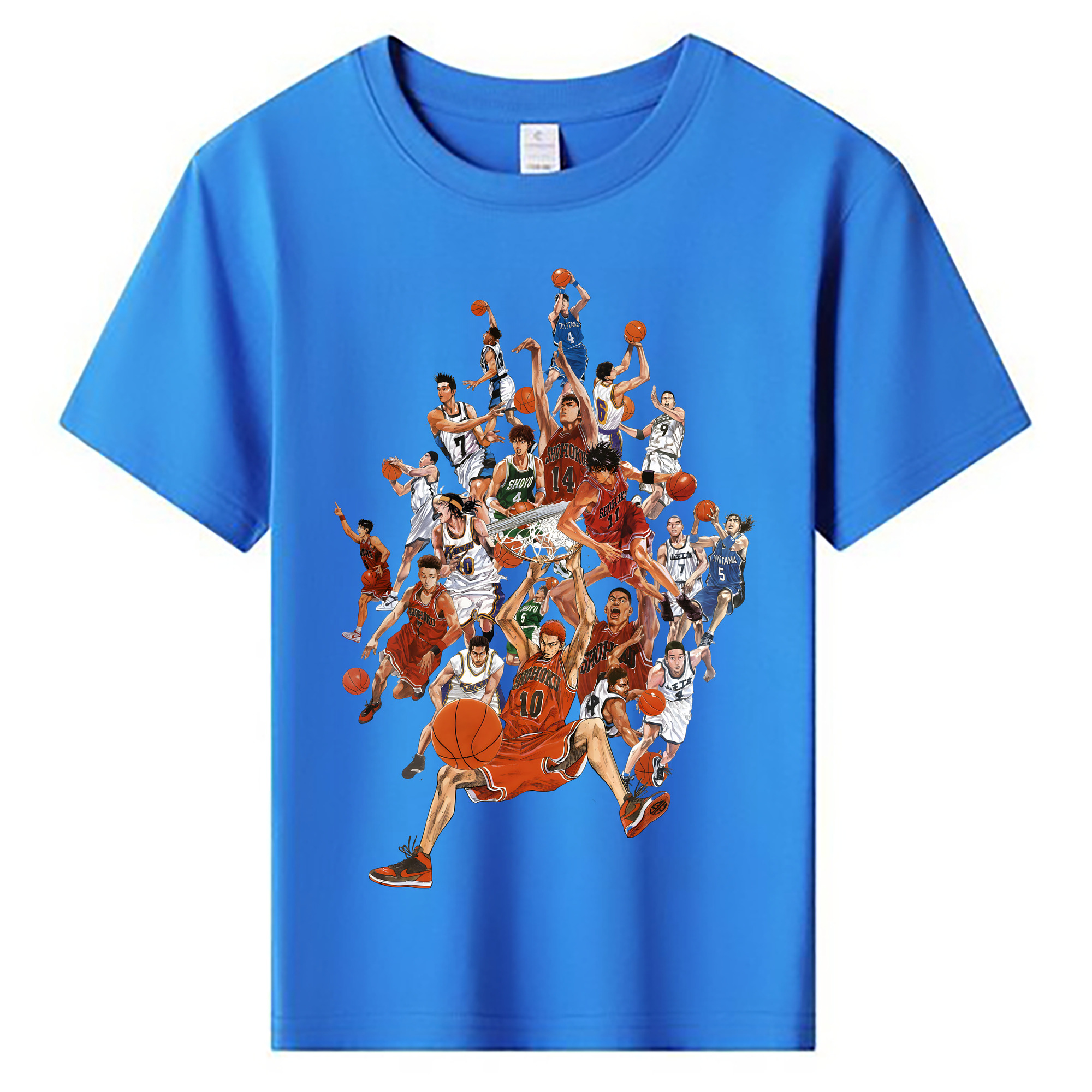 （画像用） SLAM DUNK／スラムダンク 綿100％キッズTシャツ（フロントプリント）